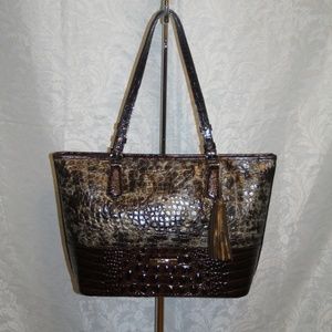 BRAHMIN MEDIUM MEDIUM ARNO CHESTNUT BEAUVOIR LTHR